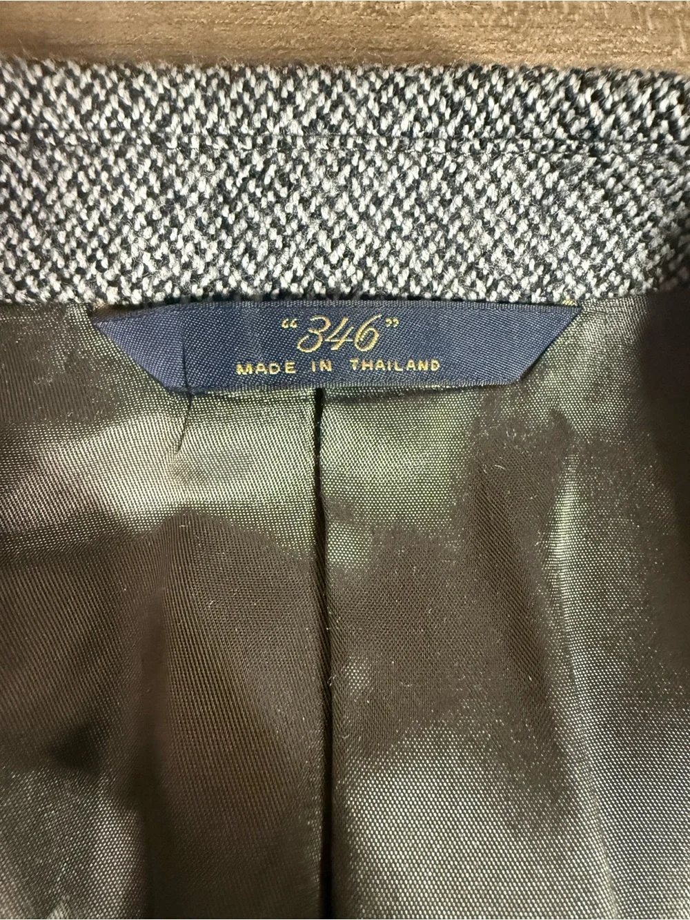 Brooks Brothers 346 Men’s 100% Wool Two Button Big & Tall Sports Coat Blazer 48L